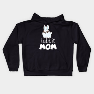 Pet Rabbit mom Kids Hoodie